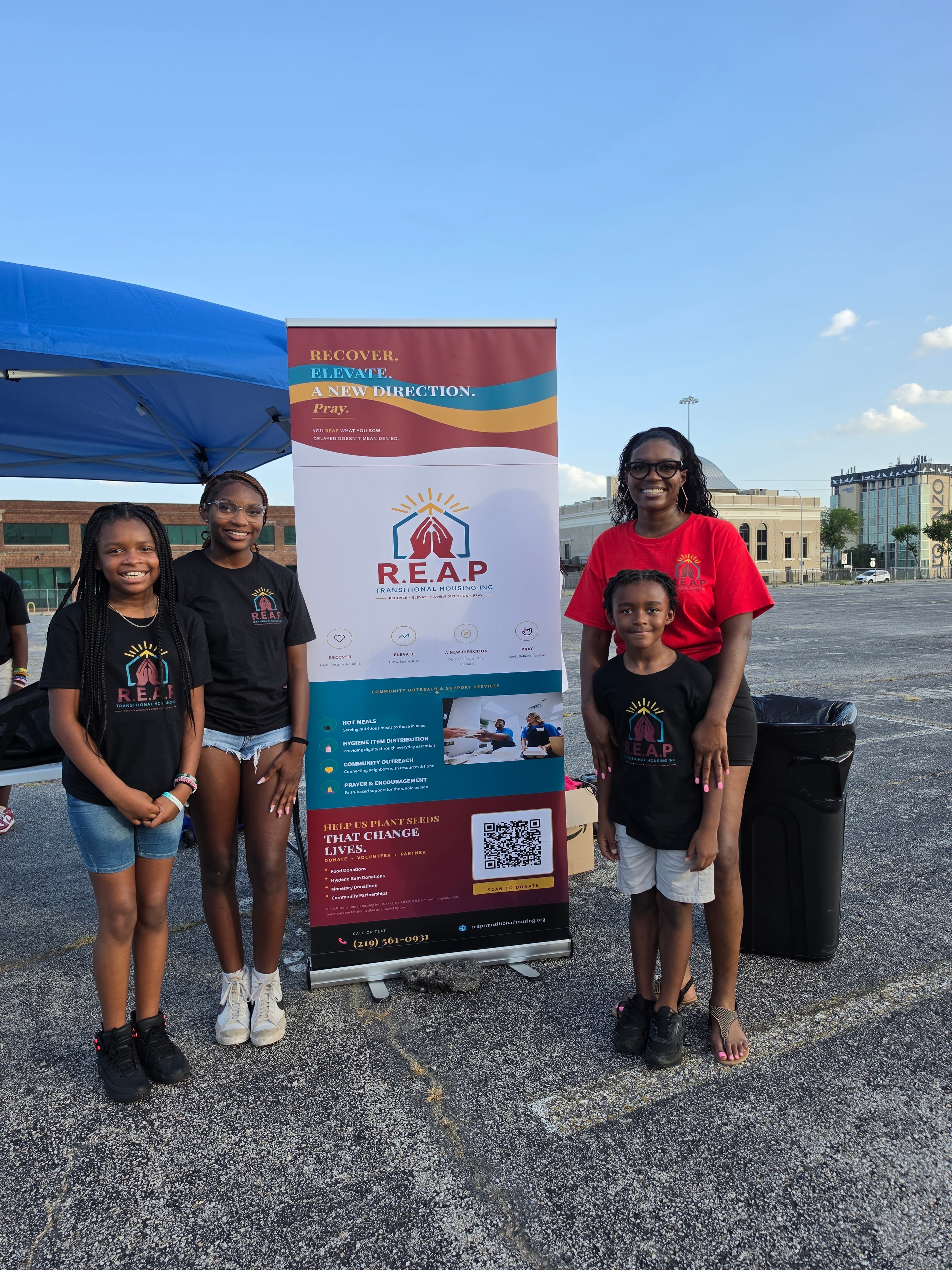 R.E.A.P. community gathering with young people